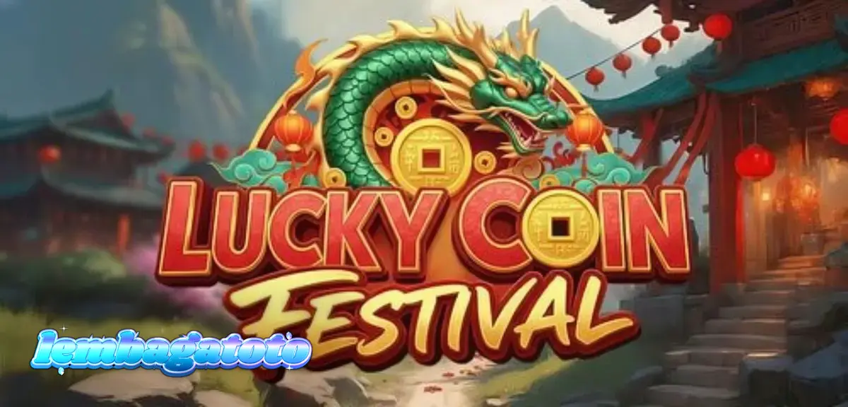 Tampilan visual slot Lucky Coin Festival dengan tema perayaan tradisional Tiongkok